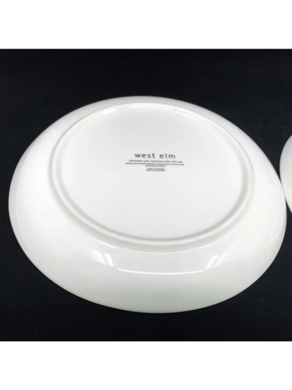 Vintage Set of 2 West Elm Owl in Tree Dessert Plates Rachel Kozlowski 8 5/8